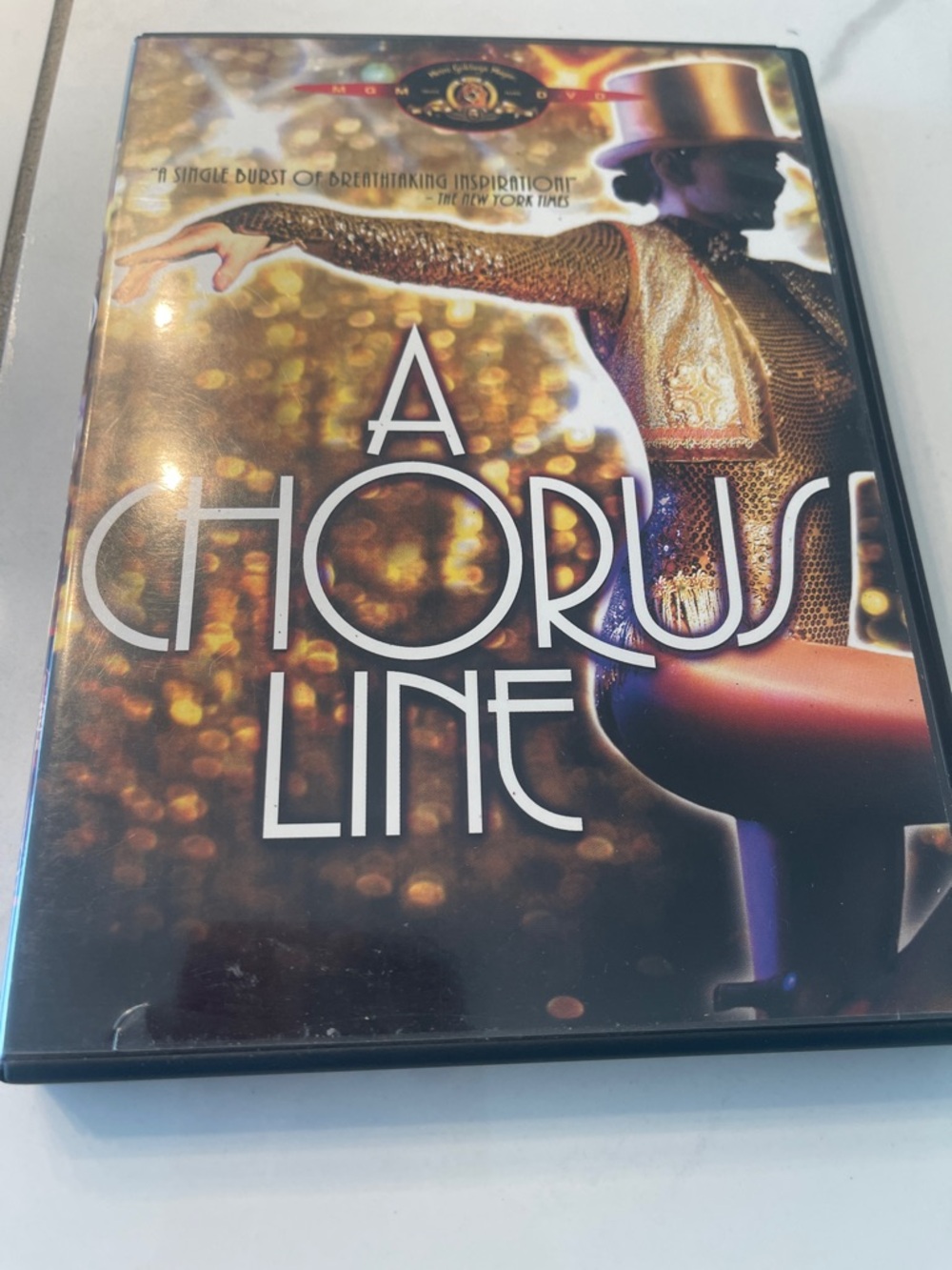 A Chorus Line DVD — Gold & Black Cover